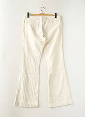 Pantalon flare beige SCHOOL RAG pour femme seconde vue