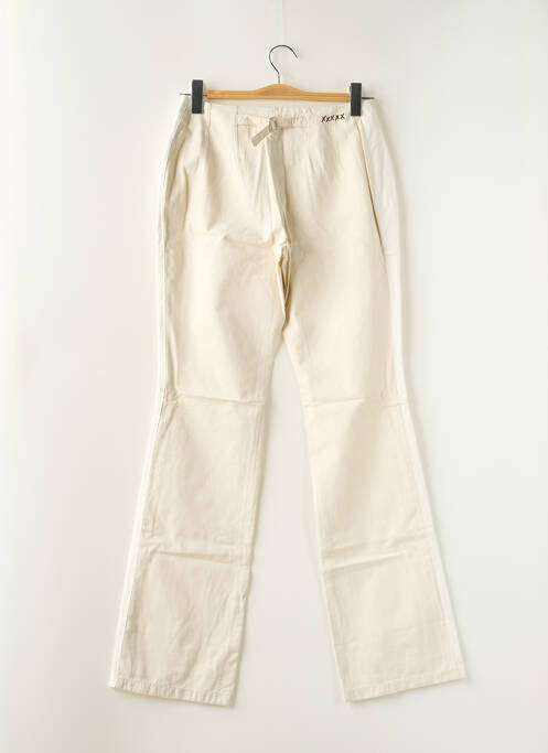 Pantalon flare beige SCHOOL RAG pour femme