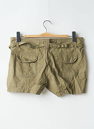 Short fermeture zippée sous rabat boutonné taille normale vert BLEND SHE femme
