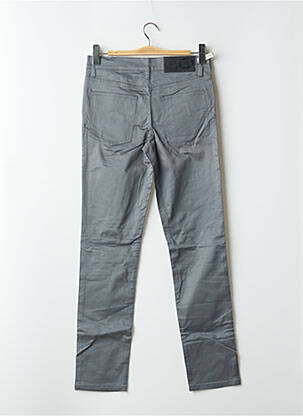 Pantalon slim tissage popeline taille haute gris CHEAP MONDAY femme