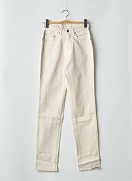 Jeans coupe slim poches taille haute beige CIMARRON femme