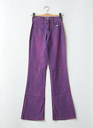 Jeans bootcut taille haute taille haute violet CIMARRON femme