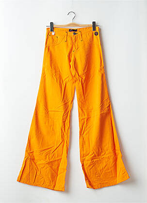 Jean coupe flare taille basse taille basse orange CIMARRON femme