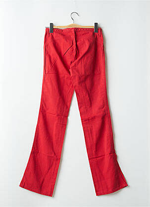 Jean coupe flare taille basse taille basse rouge CIMARRON femme