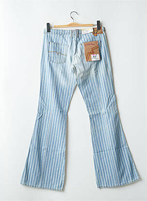 Jean coupe flare stretch taille basse bleu CIMARRON femme