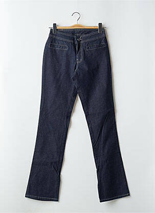 Jeans coupe slim tissage brut taille haute bleu CIMARRON femme