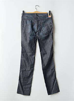 Jeans coupe slim effet usé délavé taille normale bleu CIMARRON femme