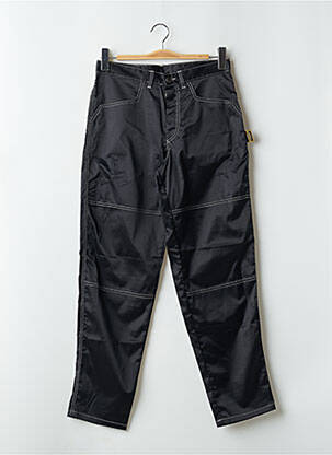 Pantalon droit taille haute taille haute noir DDP femme