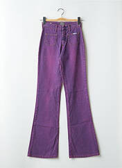 Jeans bootcut violet CIMARRON pour femme seconde vue