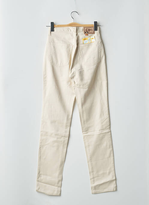 Jeans coupe slim beige CIMARRON femme