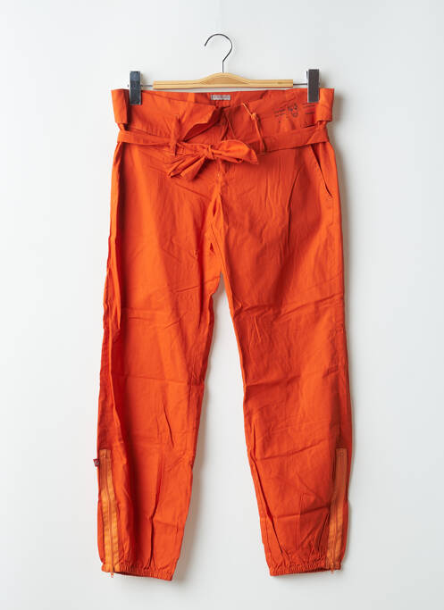 Pantalon 7/8 orange BE YOU K pour femme