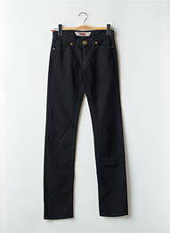 Jeans coupe slim taille basse taille basse noir TAKE TWO femme
