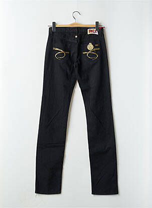 Jeans coupe slim taille basse taille basse noir TAKE TWO femme