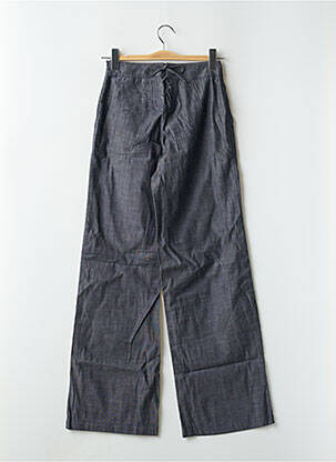 Pantalon flare stretch taille haute bleu TEDDY SMITH femme
