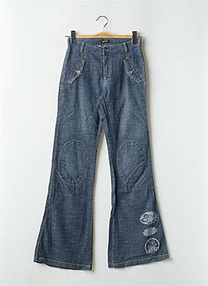 Jean coupe flare stretch taille normale bleu TEDDY SMITH femme