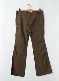 Pantalon flare taille normale taille normale vert TEDDY SMITH femme
