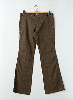 Pantalon flare taille normale taille normale vert TEDDY SMITH femme