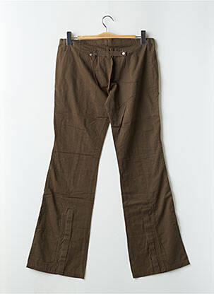 Pantalon flare taille normale taille normale vert TEDDY SMITH femme