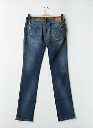 Jeans coupe slim taille basse taille basse bleu TEDDY SMITH femme