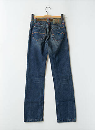 Jeans coupe droite taille basse taille basse bleu TEDDY SMITH femme
