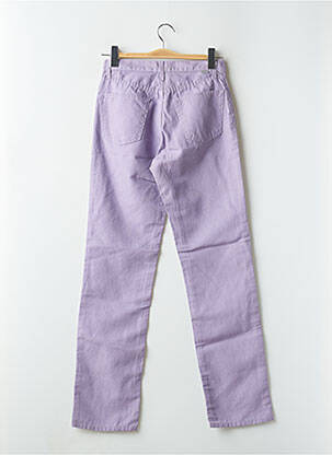 Jeans coupe droite taille normale taille normale violet TEDDY SMITH femme