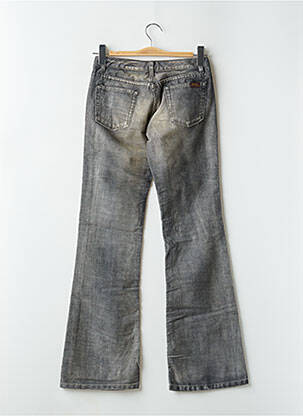 Pantalon flare stretch taille basse gris TEDDY SMITH femme