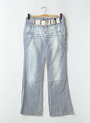 Jeans bootcut stretch taille basse bleu TEDDY SMITH femme