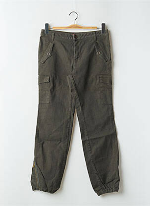 Pantalon cargo taille normale taille normale vert TEDDY SMITH femme