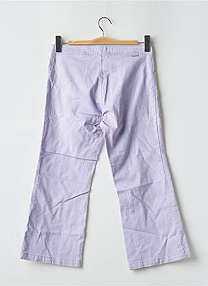 Pantacourt coupe droite taille normale violet TEDDY SMITH femme