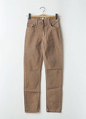 Jeans coupe slim poches marron TEDDY SMITH INDUSTRY fille