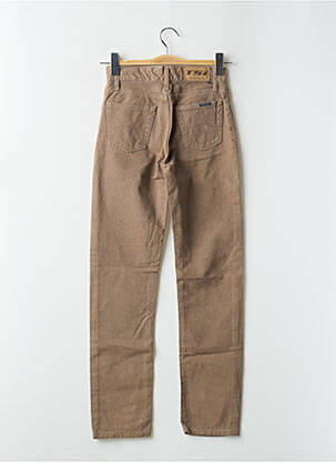 Jeans coupe slim poches marron TEDDY SMITH INDUSTRY fille