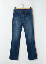 Jeans coupe droite stretch taille basse bleu WRANGLER femme
