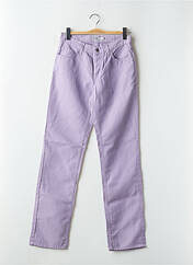 Jeans coupe droite violet TEDDY SMITH pour femme seconde vue