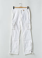 Pantalon cargo blanc TEDDY SMITH pour homme seconde vue