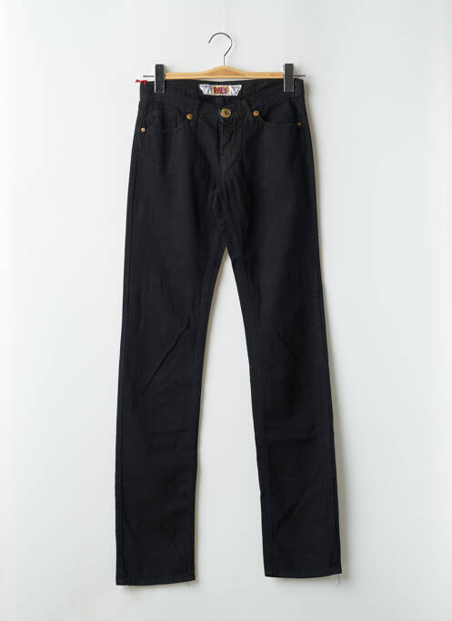 Jeans coupe slim taille basse taille basse noir TAKE TWO femme