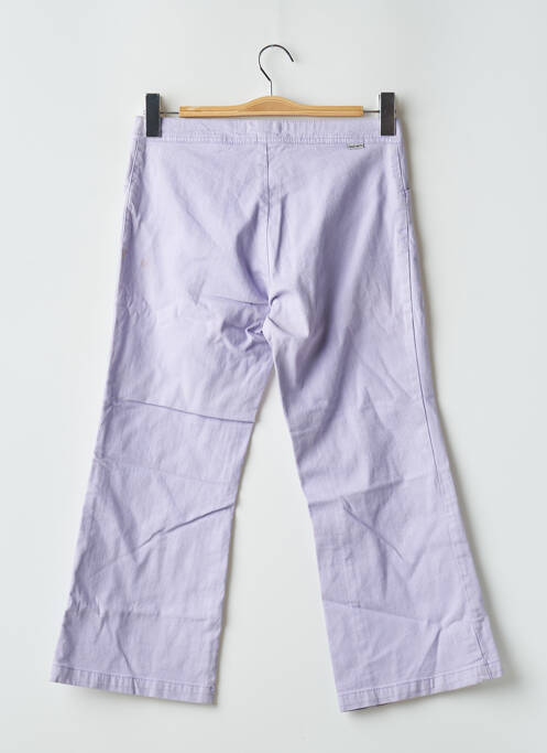Pantacourt coupe droite taille normale violet TEDDY SMITH femme
