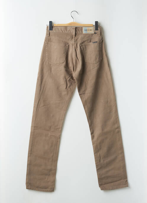 Jeans coupe slim marron FIRETRAP pour homme