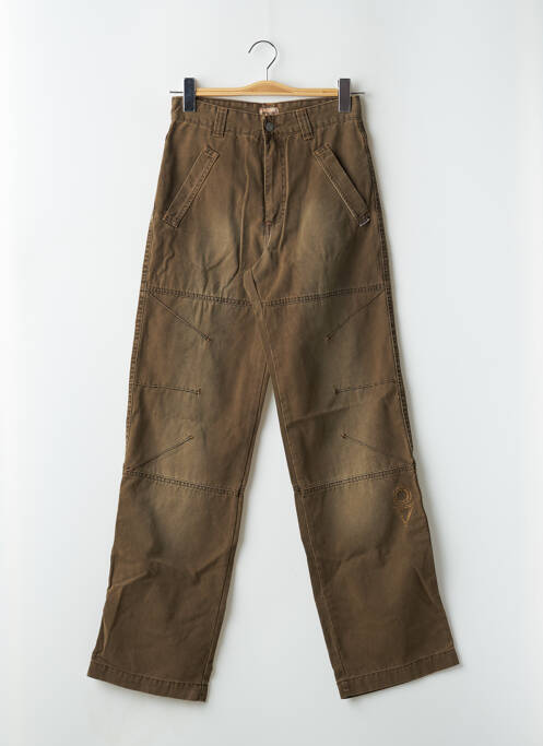 Pantalon droit marron TEDDY SMITH INDUSTRY pour garçon