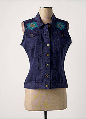 Veste casual poches bleu KAPORAL femme
