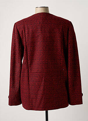 Veste casual poches rouge YUMI femme