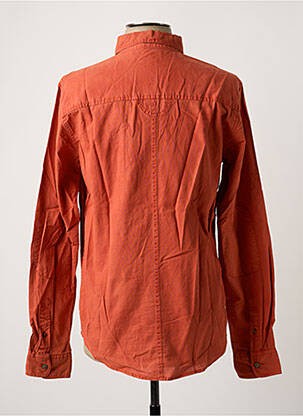 Chemise manches longues manches longues orange SOLID homme