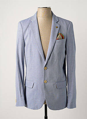 Blazer bleu SCOTCH & SODA pour homme