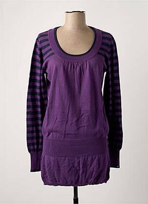 Pull violet 2 TWO pour femme