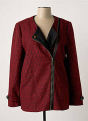 Veste casual rouge YUMI pour femme seconde vue