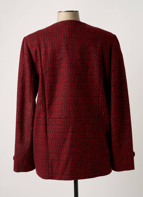 Veste casual poches rouge YUMI femme