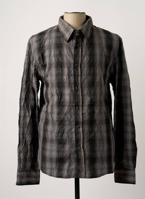 Chemise manches longues gris QUIKSILVER pour homme