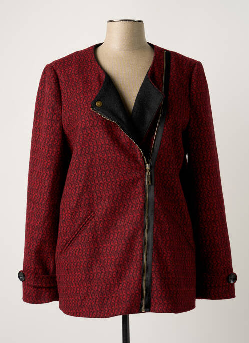 Veste casual rouge YUMI pour femme