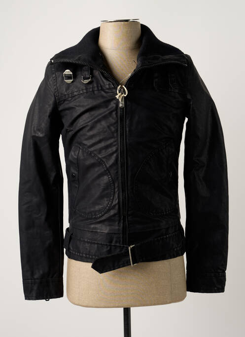 Veste simili cuir noir DIESEL pour homme