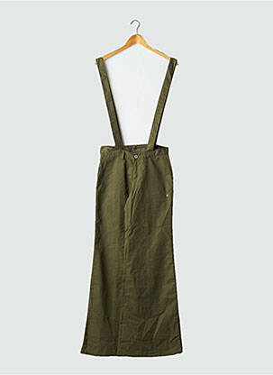 Pantalon flare taille haute taille haute vert LA BRIGADA INTERNACIONAL femme