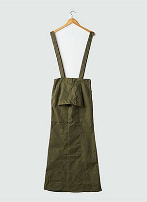 Pantalon flare taille haute taille haute vert LA BRIGADA INTERNACIONAL femme